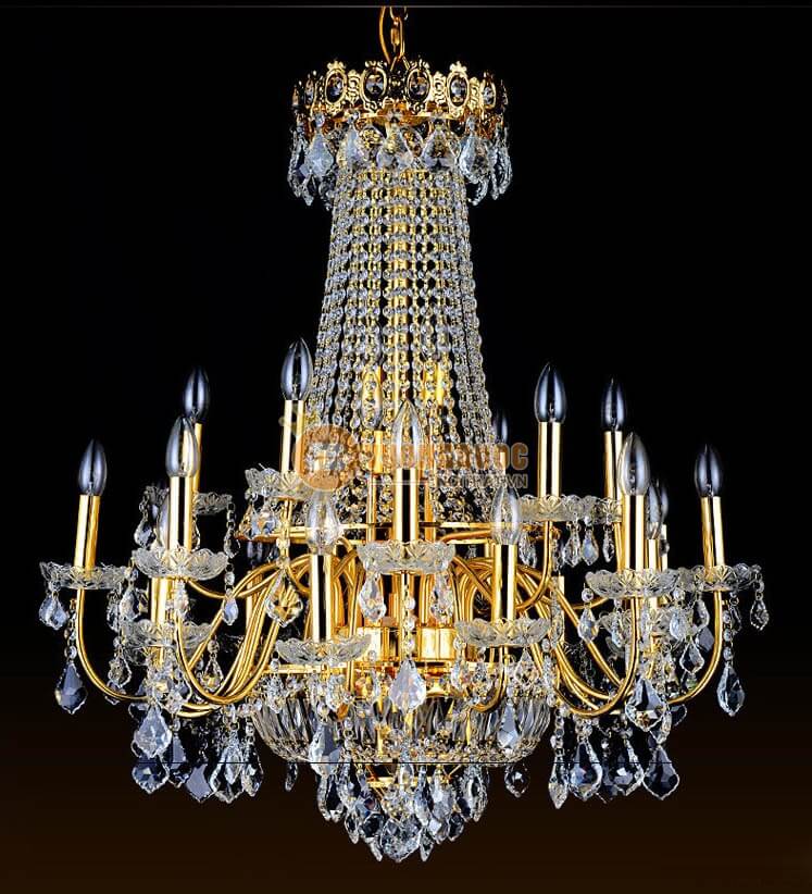 Đèn chùm pha lê phong cách châu âu CM187-9